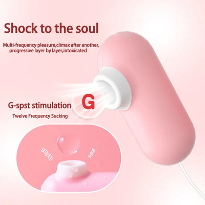 Clitoris G Spot Stimulator Clitoris Sucker Vibrator Female Sex Toys Ad
