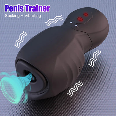 125mm Automatic Glans Sucking Vibrators Male Masturbator Vaginal For M
