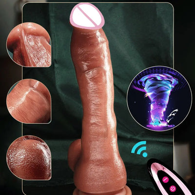 Vibrator Heating Realistic Dildo for Woman men Penis G Spot Vagina Ana